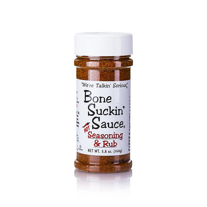 Bone Suckin´ Hot Seasoning & Rub´, BBQ Gewürzzubereitung, scharf, Ford´s Food, 164 g