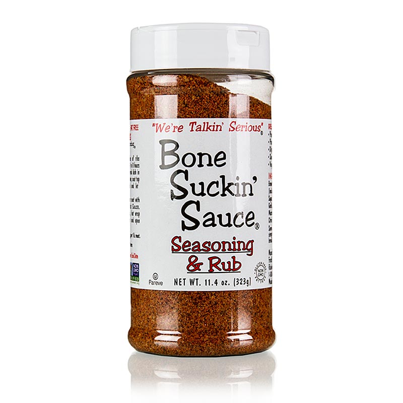 Bone Suckin´ Regular Seasoning & Rub´, BBQ Gewürzzubereitung, Ford´s Food, 323 g