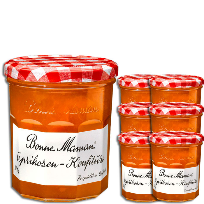 Bonne Maman Aprikosen-Konfitüre 6x370G Bonne Maman Aprikosen-Konfitüre 6x370G