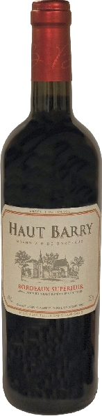 de la Cabanne Chateau Haut Barry Jg. 2021 Cuvee aus 60 Proz. Merlot, 30 Proz. Cabernet Franc, 10 Proz. Cabernet Sauvignon