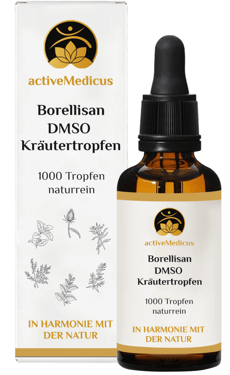 BorelliSan DMSO Kr?utertropfen (50 ml, 1000 Tropfen, Naturrein, Bio)