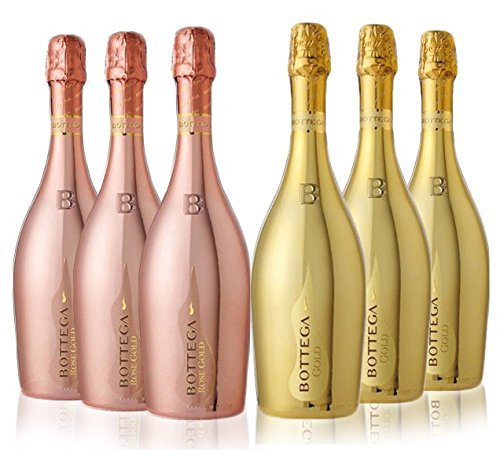 Bottega Gold Prosecco Doc Brut NV und Bottega Gold Rose Doc NV- 6 x 0.75 l von San Jamon