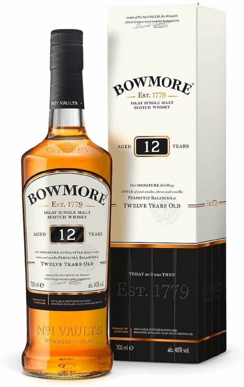 Bowmore 12 Jahre Islay Single Malt Scotch Whisky 0,7 Liter