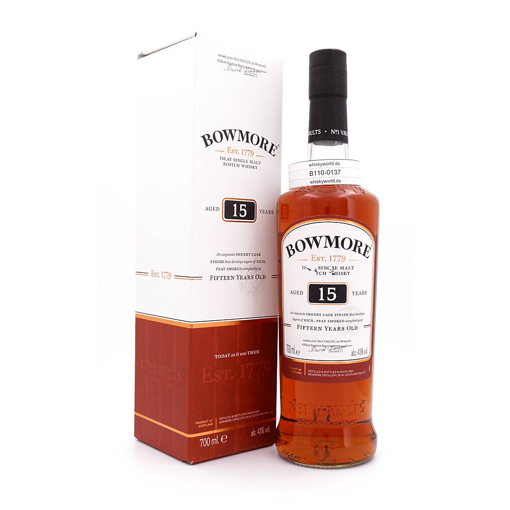 Bowmore 15 Jahre Sherry Cask Finish 0,70 L/ 43.0% vol