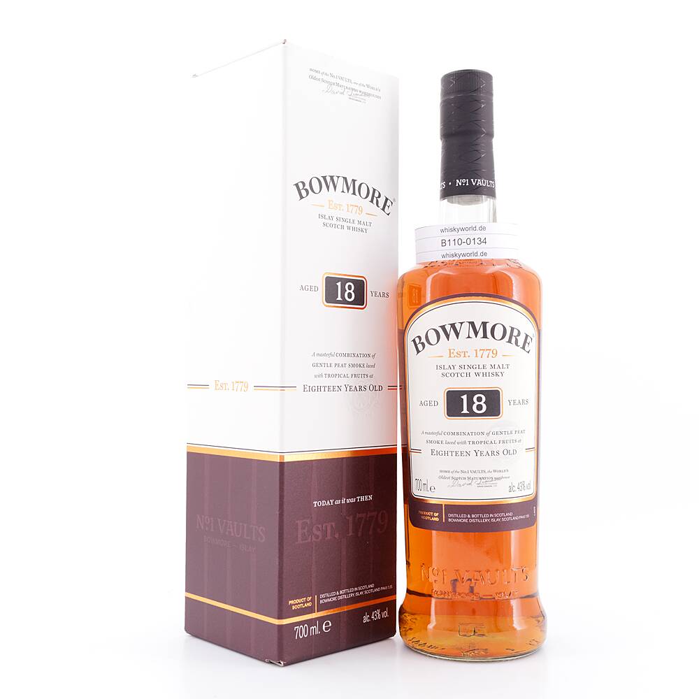 Bowmore 18 Jahre 0,70 L/ 43.0% vol Bowmore 18 Jahre 0,70 L/ 43.0% vol