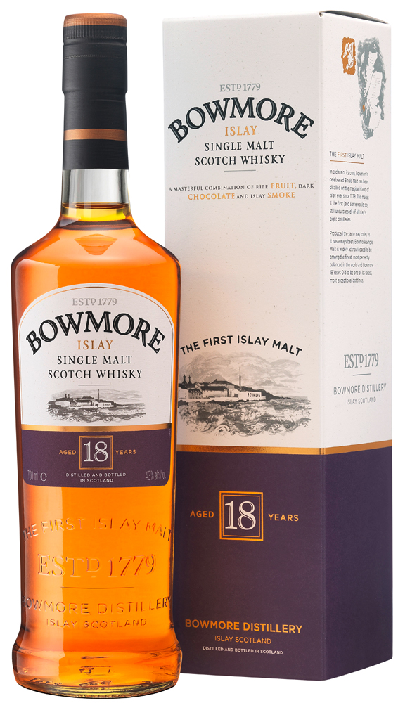 Bowmore Whisky 18 Jahre 43% GP 0,7L Bowmore Whisky 18 Jahre 43% GP 0,7L
