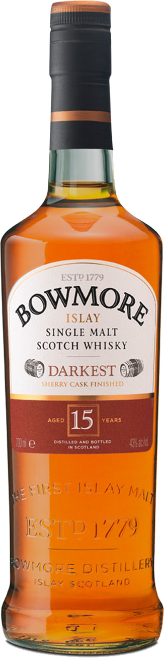 Bowmore Whisky 15 Jahre 43% GP 0,7L Bowmore Whisky 15 Jahre 43% GP 0,7L