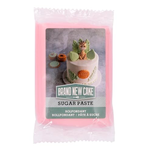 BrandNewCake® Rolfondant Baby Rosa 250g – Perfekt für Babyshowers und Geburtstagskuchen, Einfach zu Verwenden, Hochwertige Qualität von Brand New Cake