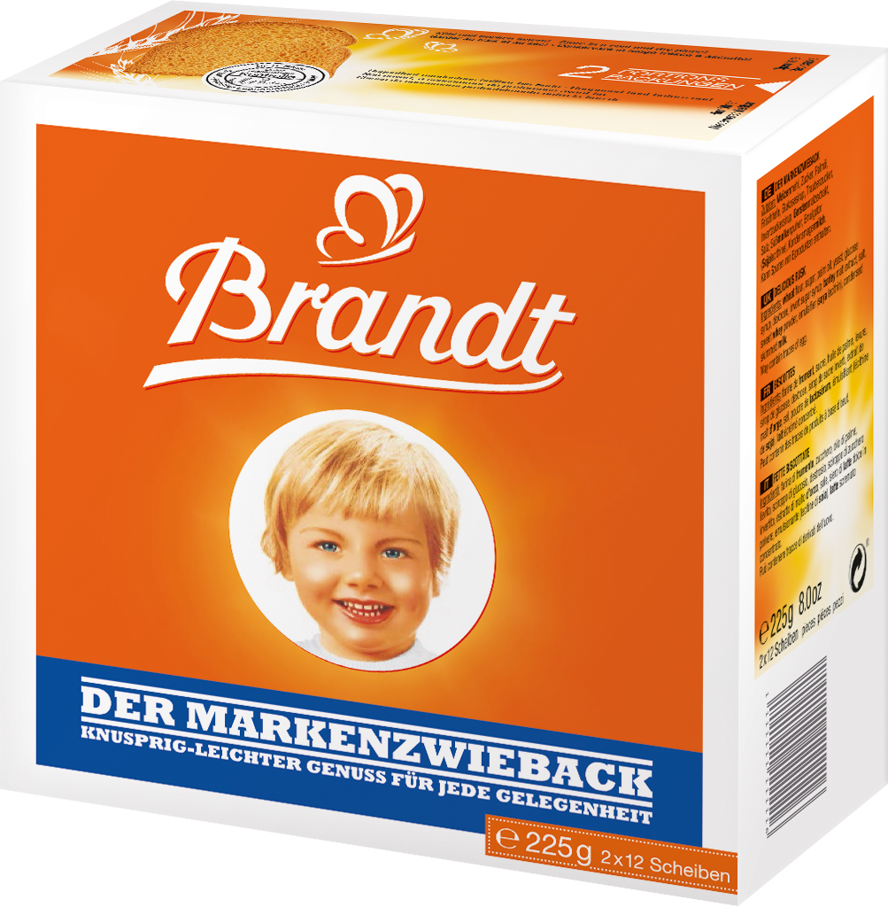 Brandt Markenzwieback 225G