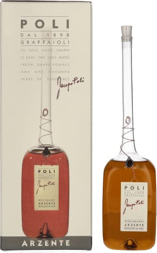 Poli Wine Brandy Arzente 40% Vol. 0,5l in Geschenkbox von Poli