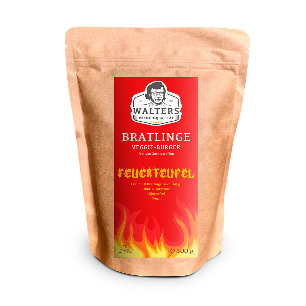 Bratlinge - Veggieburger "Feuerteufel" für 14 Bratlinge Bratlinge - Veggieburger "Feuerteufel" für 14 Bratlinge