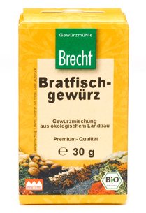 Brecht Bratfischgewürz, Gewürzmischung aus ökologischem Landbau, 30g von BRECHT