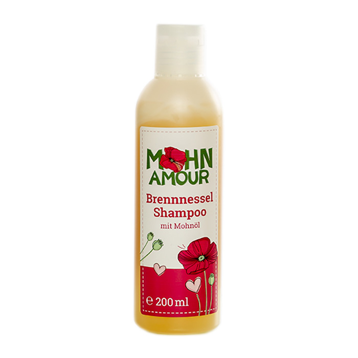 Brennessel-Shampoo 200ml - Pflegendes und mild reinigendes Shampoo für die tägliche Haarwäsche - Sorgt für Fülle Glanz und leichte Frisierbarkeit