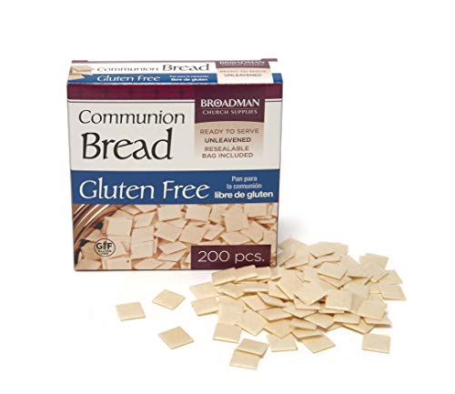 Broadman Church Supplies Brot zur Kommunion, glutenfrei, 200 Stück Broadman Church Supplies Brot zur Kommunion, glutenfrei, 200 Stück