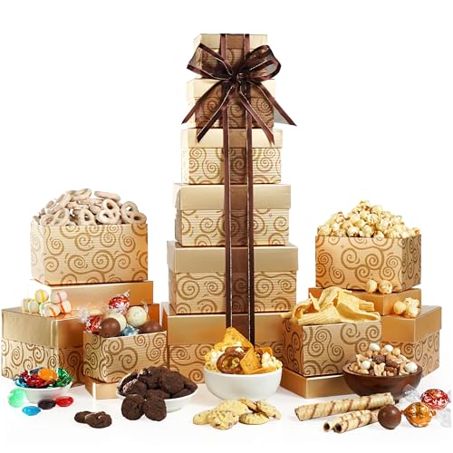 Broadway Basketeers Festive Gift Tower Broadway Basketeers Festive Gift Tower