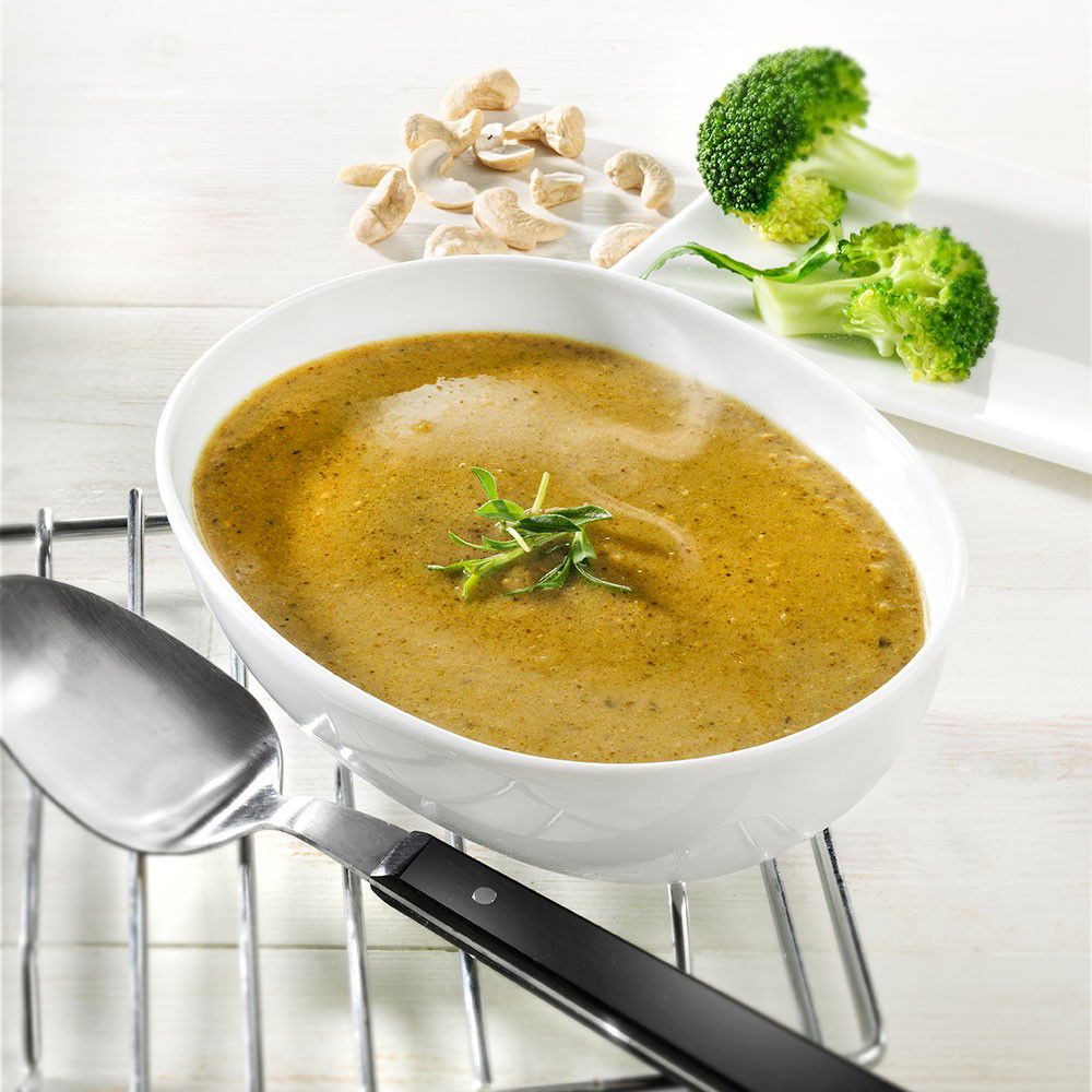 Schrader Brokkoli Cashew Dattel Suppe Bio, vegan von Schrader