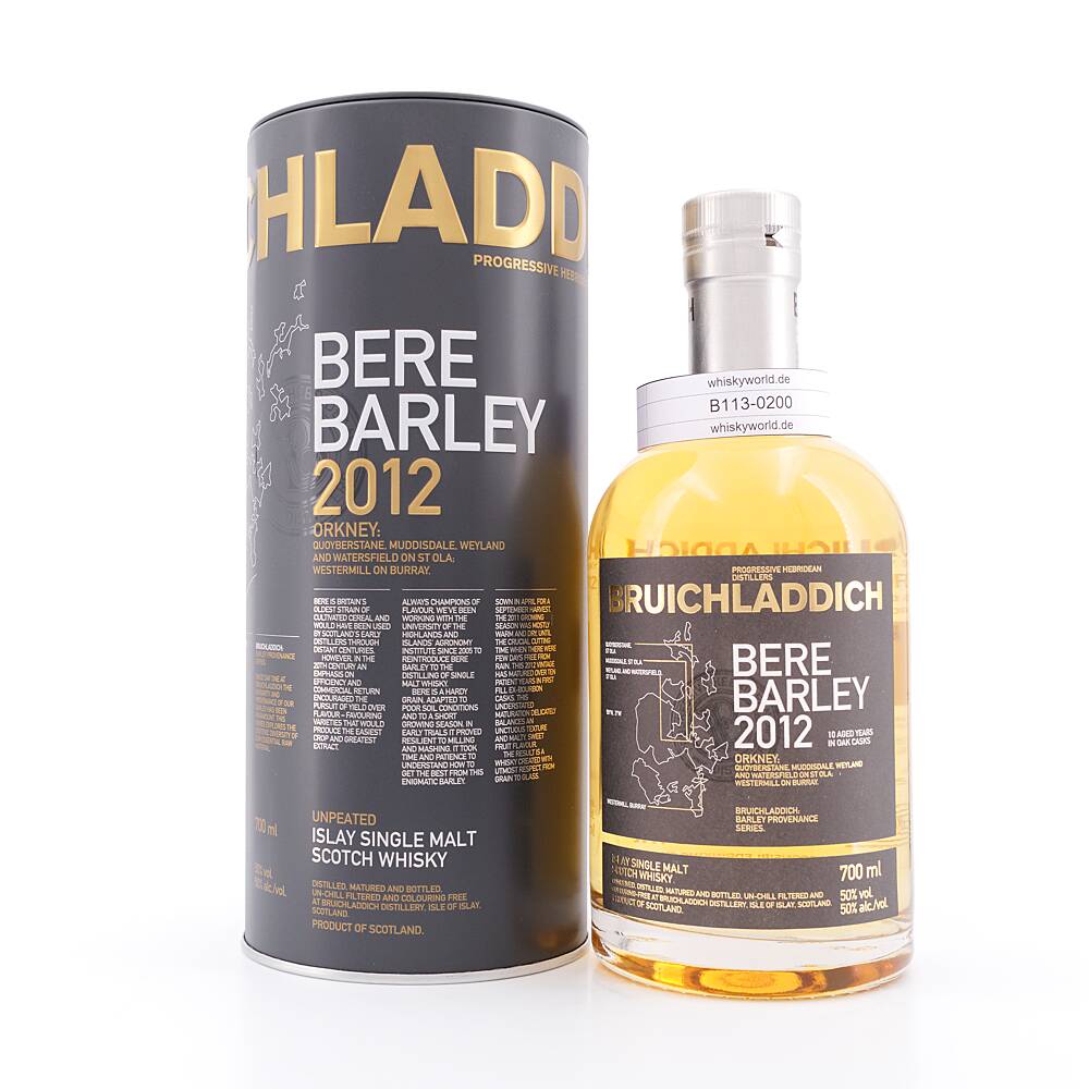 Bruichladdich Bere Barley 2012 0,70 L/ 50.0% vol Bruichladdich Bere Barley 2012 0,70 L/ 50.0% vol