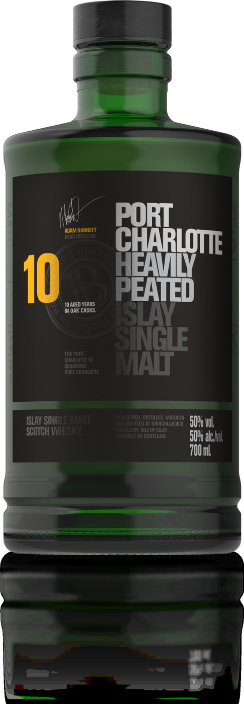 Bruichladdich Whisky Port Charlotte Heavily Peated 10 Jahre 50% 0,7L Bruichladdich Whisky Port Charlotte Heavily Peated 10 Jahre 50% 0,7L