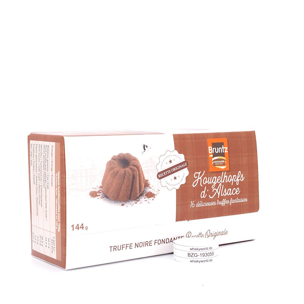 Bruntz Kougelhopfs Originale Kakaokonfekt 144 g Bruntz Kougelhopfs Originale Kakaokonfekt 144 g