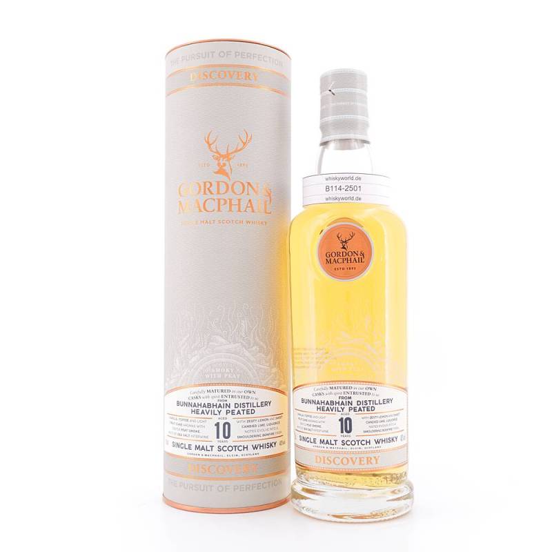 Bunnahabhain 10 Jahre Heavily Peated G&M Discovery 0,70 L/ 43.0% vol