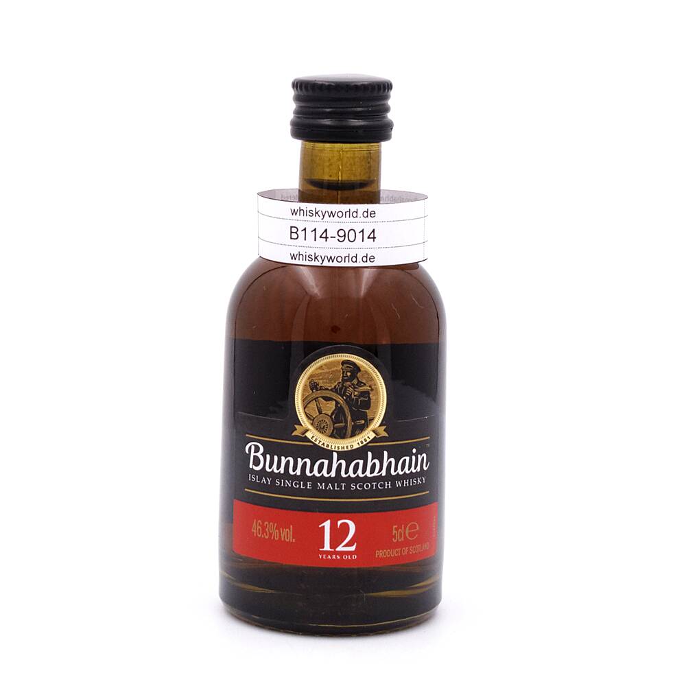 Bunnahabhain 12 Jahre Un-Chillfiltered Small Batch 0,050 L/ 46.3% vol Bunnahabhain 12 Jahre Un-Chillfiltered Small Batch 0,050 L/ 46.3% vol