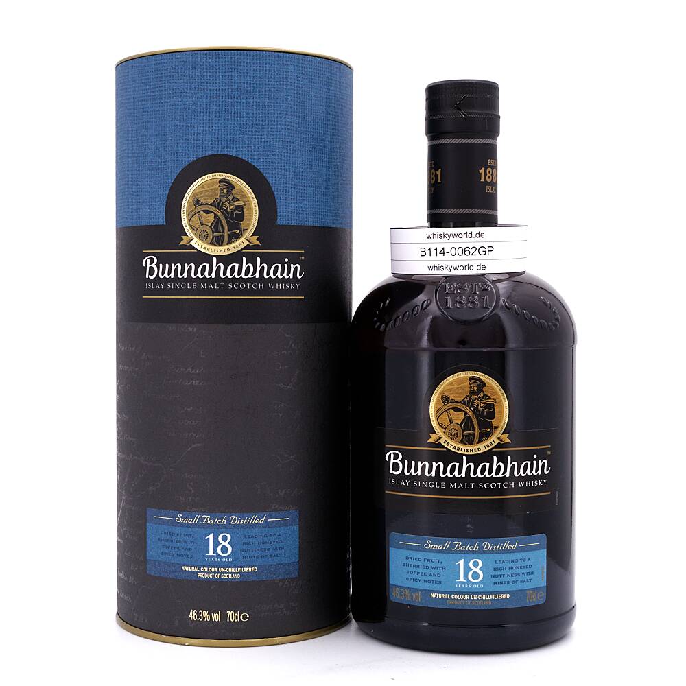 Bunnahabhain 18 Jahre 0,70 L/ 46.3% vol Bunnahabhain 18 Jahre 0,70 L/ 46.3% vol