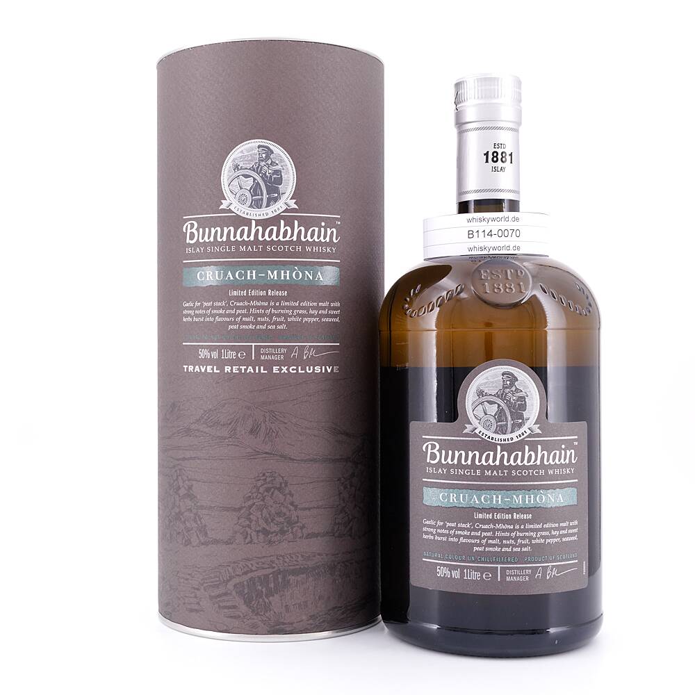 Bunnahabhain Cruach-Mhòna Limited Edition Release 1 L/ 50.0% vol Bunnahabhain Cruach-Mhòna Limited Edition Release 1 L/ 50.0% vol