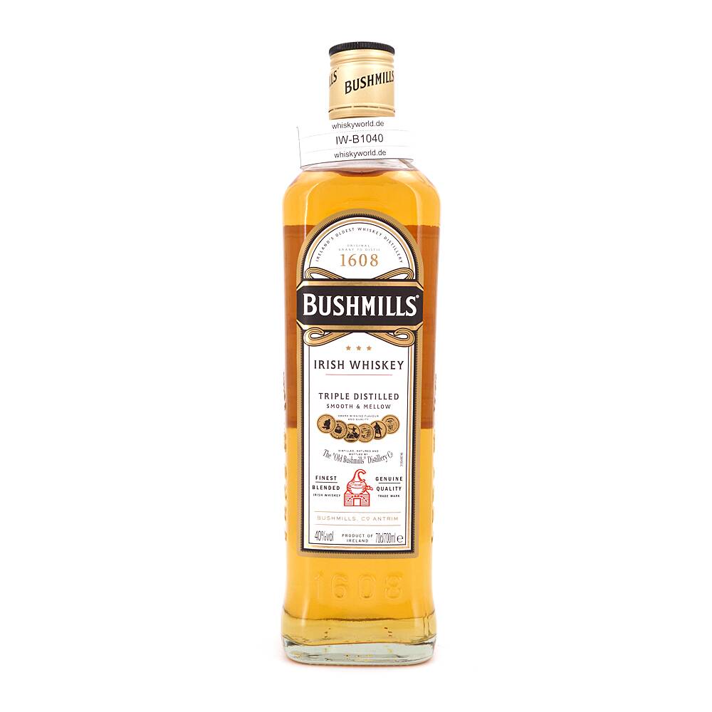 Bushmills 1608 Triple Distilled 0,70 L/ 40.0% vol Bushmills 1608 Triple Distilled 0,70 L/ 40.0% vol