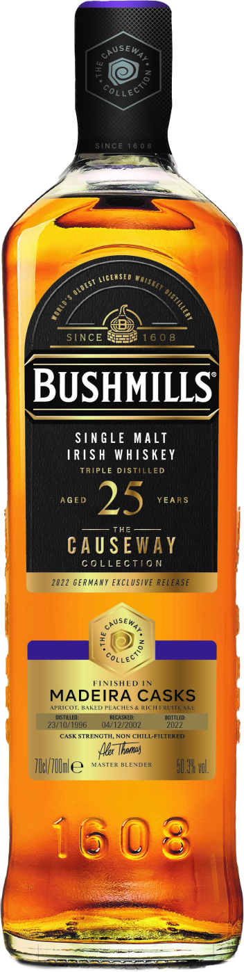Bushmills »Causeway Collection« Madeira Cask 25 Years Single Malt Irish Whiskey
