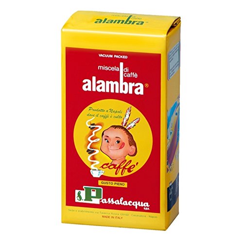 CAFFÈ PASSALACQUA Kaffee – Alambra gemahlene Kaffeemischung – 6 x 250 g CAFFÈ PASSALACQUA Kaffee – Alambra gemahlene Kaffeemischung – 6 x 250 g