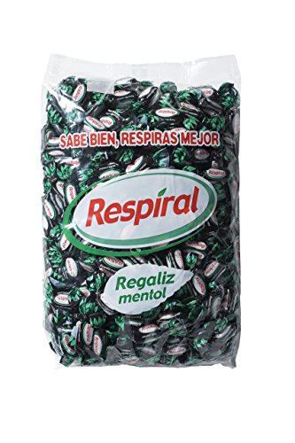 Cadburry - Caramelos respiral regaliz mentol bolsa 1 kg (300 unid aprox) von HALLS