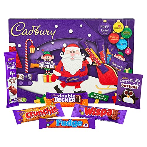 Cadbury Christmas Candy 8 x Medium Santa Selection Box by Cadbury