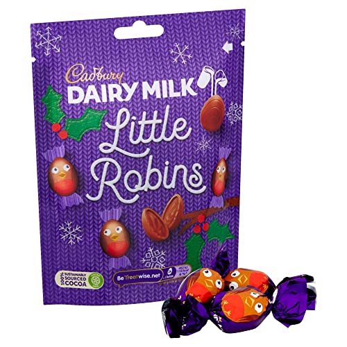 Cadbury Milchmilch Little Robins Schokoladentüte, 77 g von Cadbury