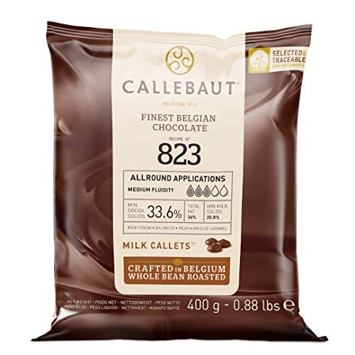 CALLEBAUT Receipe No. 823 - Kuvertüre Callets, Vollmich Schokolade, 33,6% Kakao, 1 x 400G CALLEBAUT Receipe No. 823 - Kuvertüre Callets, Vollmich Schokolade, 33,6% Kakao, 1 x 400G von Callebaut