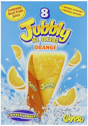 Calypso Jubbly Orange 8 x 62 ml (Pack of 6, Total 48)