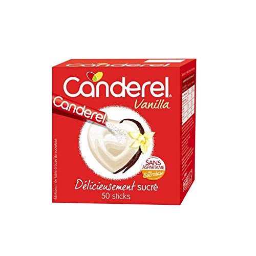 Canderel - 50 Vanilla Sticks - Lot De 4 - Preis pro Los - Schnelle Lieferung von süßer Snack