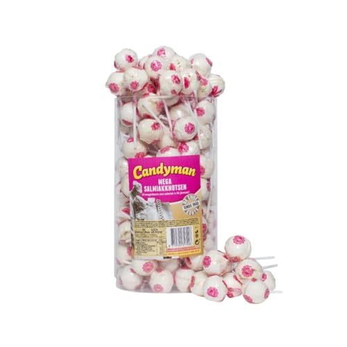 Candyman | Mega Salmiak Knotsen | 75 lollies Candyman | Mega Salmiak Knotsen | 75 lollies