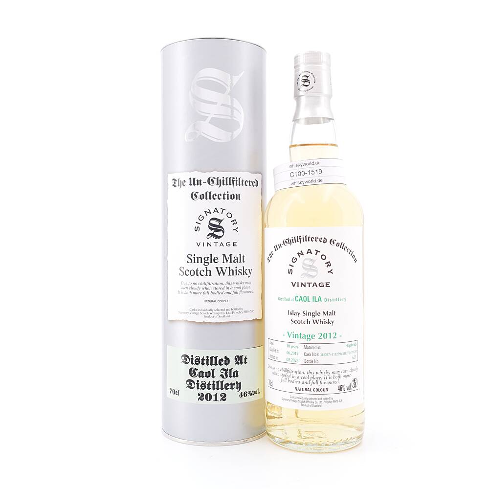 Caol Ila The Un-Chillfiltered Collection 10 Jahre 0,70 L/ 46.0% vol Caol Ila The Un-Chillfiltered Collection 10 Jahre 0,70 L/ 46.0% vol