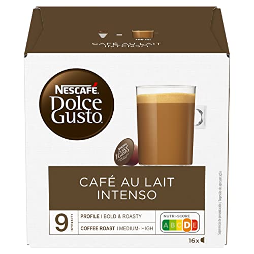 Cápsulas de Café con Estuche Nescafé Dolce Gusto 45831 Café Au Lait Intenso (16 uds) von NESCAFÉ DOLCE GUSTO