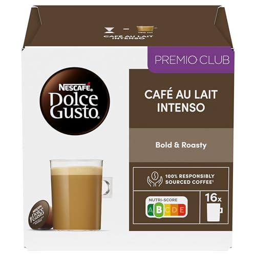 Cápsulas de Café con Estuche Nescafé Dolce Gusto 45831 Café Au Lait Intenso (16 uds) von NESCAFÉ DOLCE GUSTO