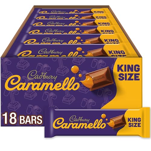 Caramello Schokolade Candy Bar, Milch Schokolade gefüllt mit caramel, 2,7 Unze Paket (18 Stück) (Halloween Candy)