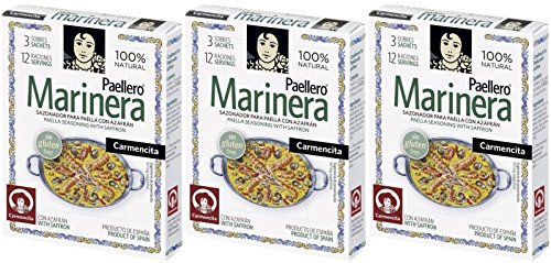 Carmencita Paellero Seafood Paella Spice Mix 12 gr. - [Pack 3] von Carmencita