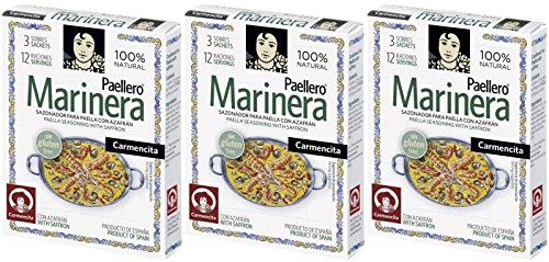 Carmencita Paellero Seafood Paella Spice Mix 12 gr. - [Pack 3] von Paellero