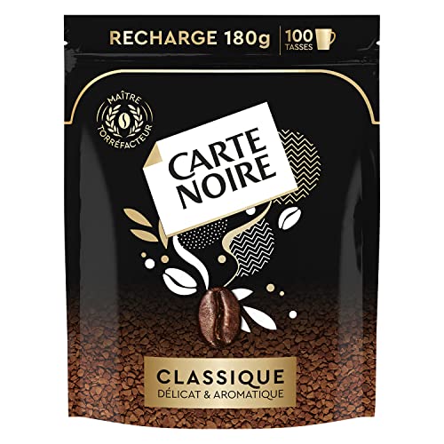 Carte Noire Classic Nachfüllgröße, Instantkaffee, löslicher Kaffee, 100 Tassen, 180 g Carte Noire Classic Nachfüllgröße, Instantkaffee, löslicher Kaffee, 100 Tassen, 180 g von Carte Noire