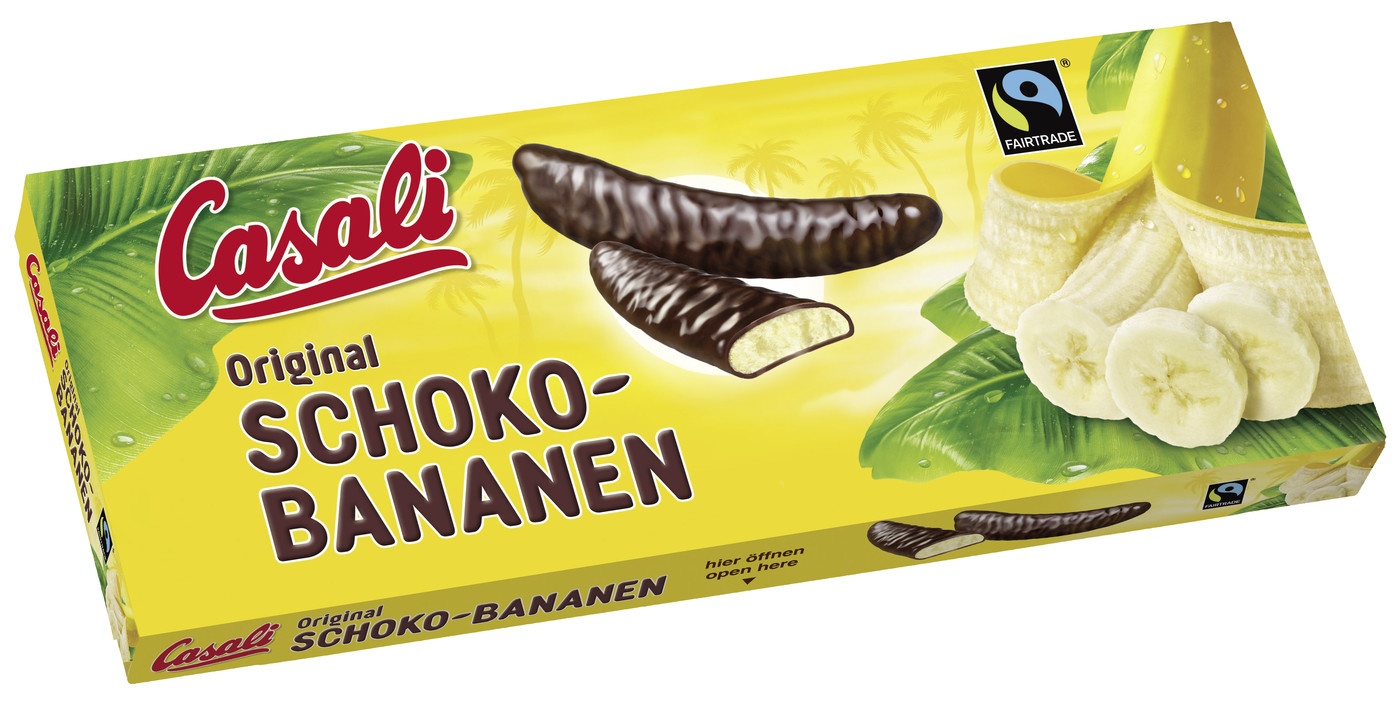 Casali Schoko Bananen 300G Casali Schoko Bananen 300G