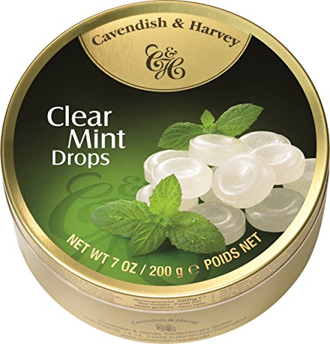 Cavendish & Harvey Reisedose Clear Mint Drops 200 g (9er Pack)