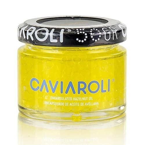 Caviaroli Ölkaviar, kleine Perlen aus Haselnussöl, 50g. von Caviaroli