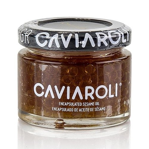 Caviaroli Ölkaviar, kleine Perlen aus Sesamöl, 50g. von Caviaroli