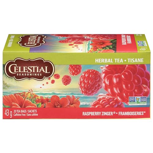 Celestial Gewürzen Celest Raspberry Zinger – Paket von 20