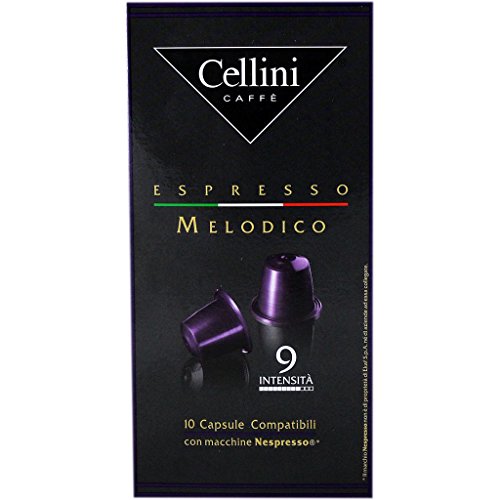 Cellini Espresso Melodico 10 Kapseln, 5er Pack (5 x 50 g) von Inconnu
